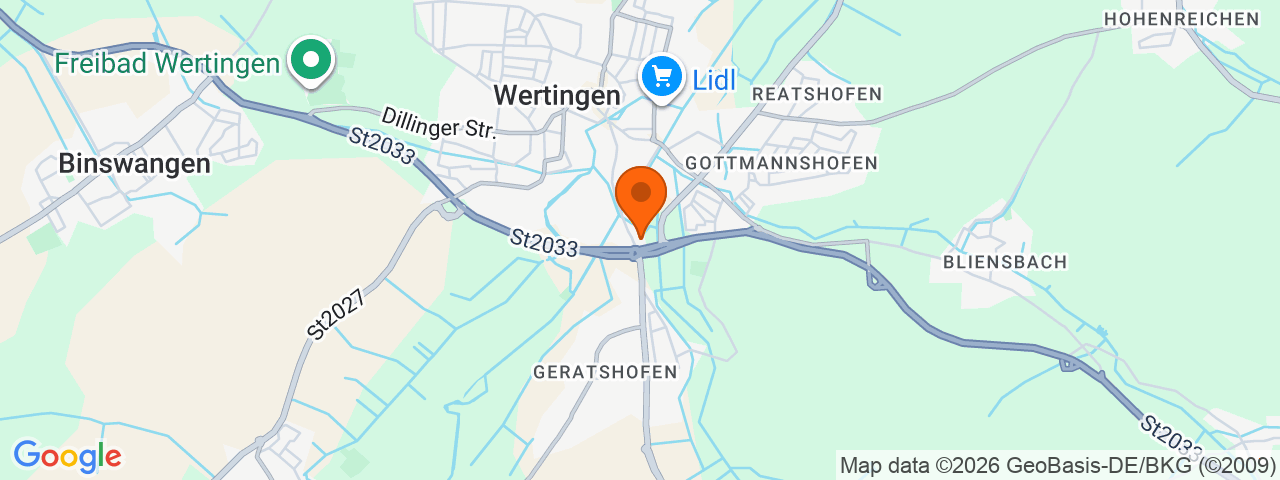 Map preview for Wertingen
