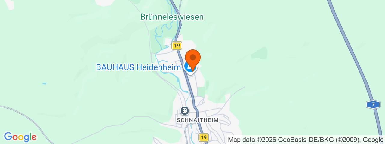 Map preview for Heidenheim an der Brenz