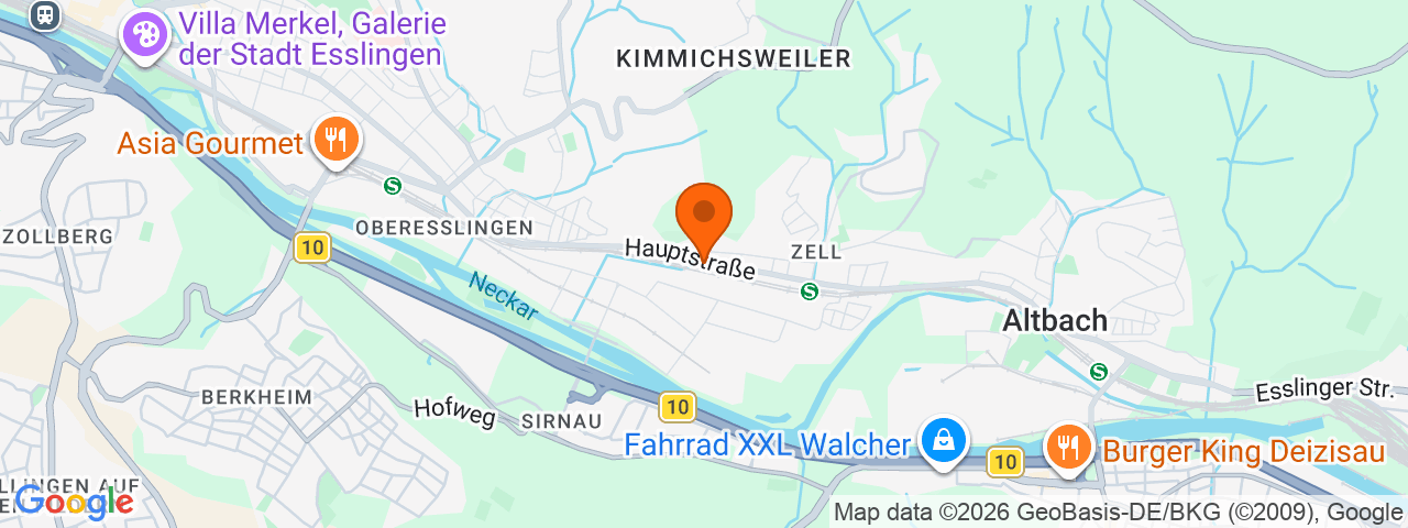 Map preview for Esslingen