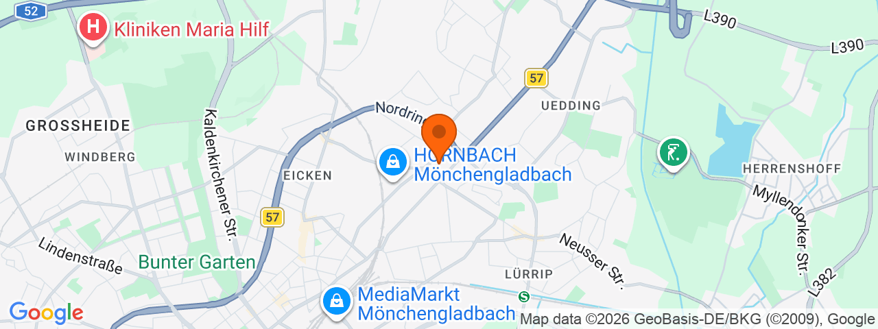 Map preview for Mönchengladbach-East
