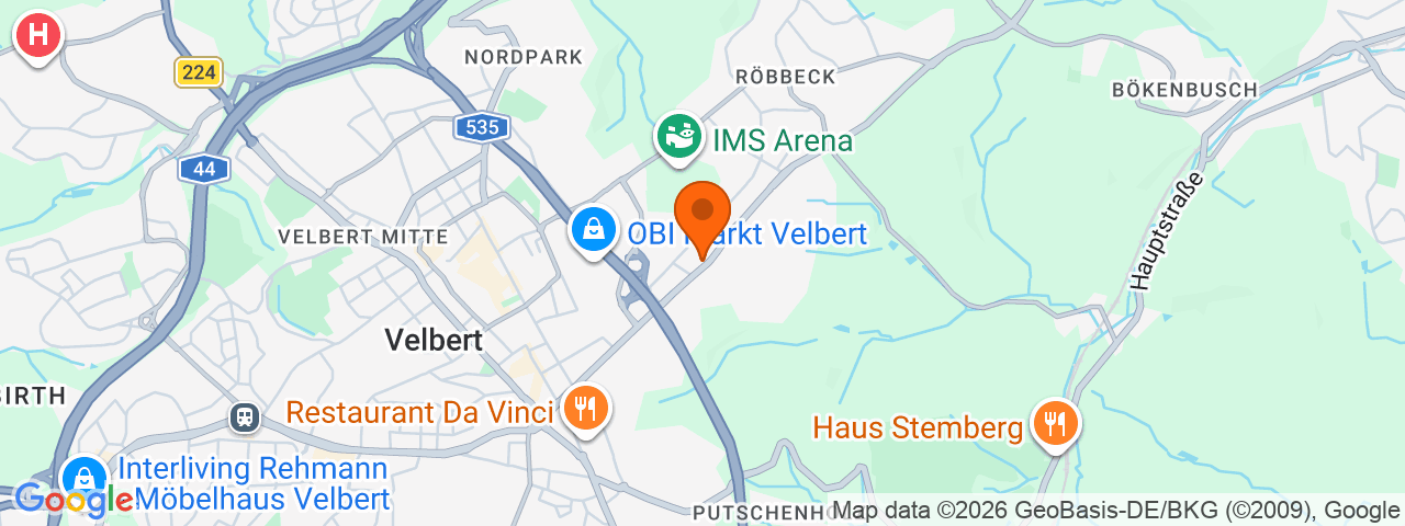 Map preview for Velbert