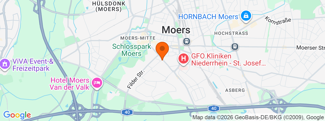 Map preview for Moers-Center
