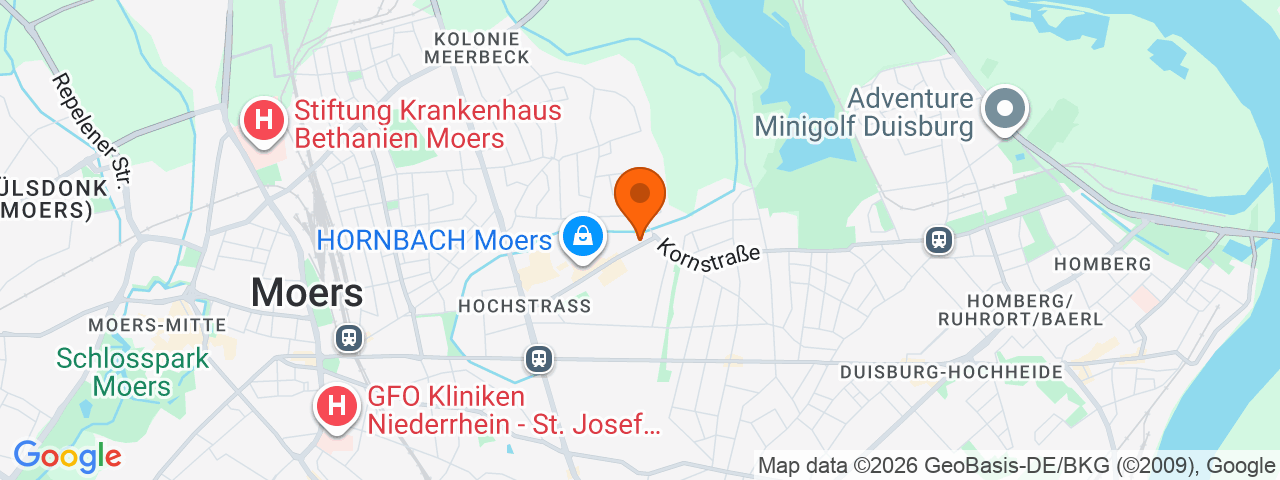 Map preview for Moers-East