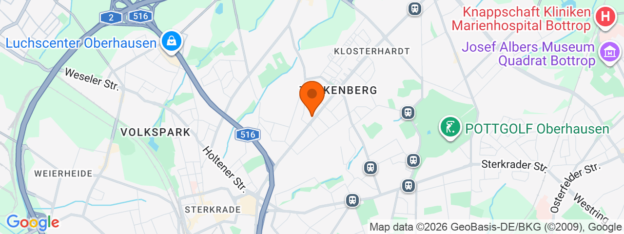 Map preview for Oberhausen-North