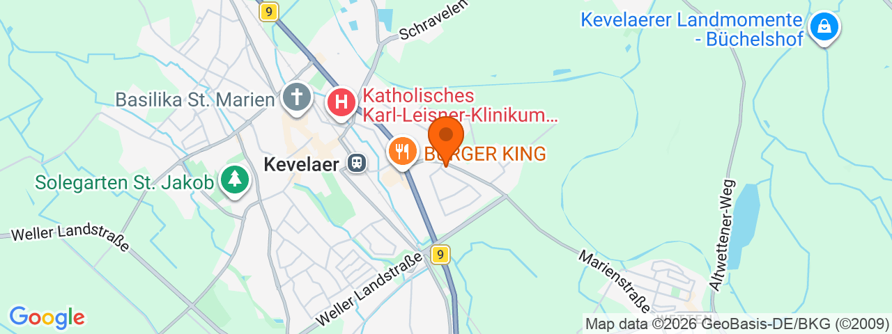Map preview for Kevelaer