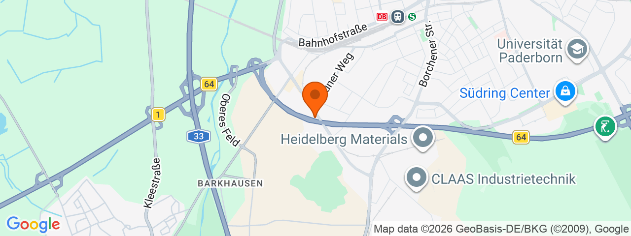 Map preview for Paderborn